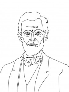 Lincoln Coloring Sheet900